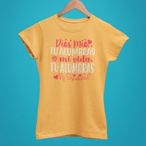 50 hermosos diseños cristianos Dios mío, tú alumbras mi vida PNG, SVG, EPS, AI, CDR, JPG Para estampar, sublimar camisetas, remeras, playeras (10)