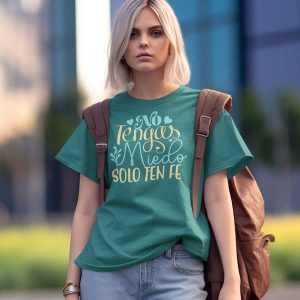 50 hermosos diseños cristianos No tengas miedo, solo ten fe PNG, SVG, EPS, AI, CDR, JPG Para estampar, sublimar camisetas, remeras, playeras (14)