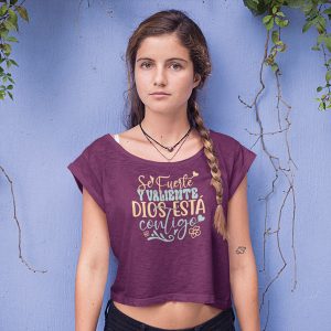 50 hermosos diseños cristianos Se fuerte y valiente, Dios está contigo PNG, SVG, EPS, AI, CDR, JPG Para estampar, sublimar camisetas, remeras, playeras (11)