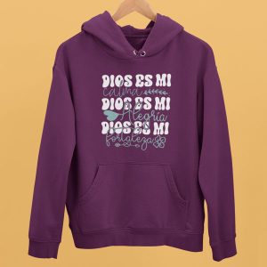 Dios es mi calma, Dios es mi alegría - Diseño cristiano - Para imprimir camisetas, tazas, stickers, carteles, remeras, sudaderas - PNG, JPG, SVG, AI, CDR, EPS y D (4)