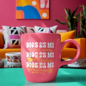 Dios es mi calma, Dios es mi alegría - Diseño cristiano - Para imprimir camisetas, tazas, stickers, carteles, remeras, sudaderas - PNG, JPG, SVG, AI, CDR, EPS y DXF (1)